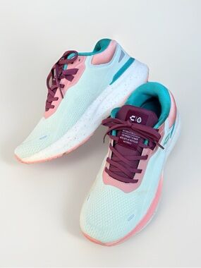 Charly Slater Women’s Running Shoes Aqua Pink Plum Multi-Color Sneakers Size 11
